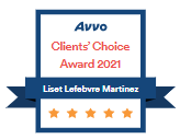 Avvo Clients' Choice Award 2021 | Liset Lefebvre Martinez