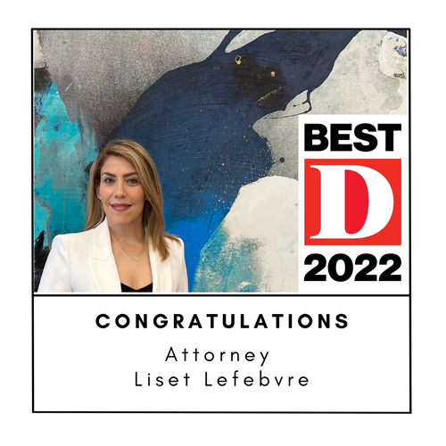 Congratulations Attorney Liset Lefe BEST D 2022