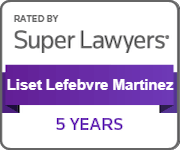 Rated Super Lawyers | Liset Lefebvre | 5 Years